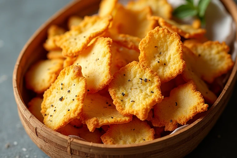Crispy Keto Tofu Skin Chips: 4 Flavor Variations (5g Net Carbs/Serving)